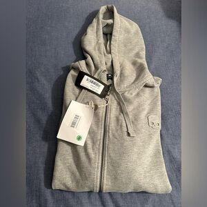 Hydrogen NWT Gray Zip-Up Hoodie